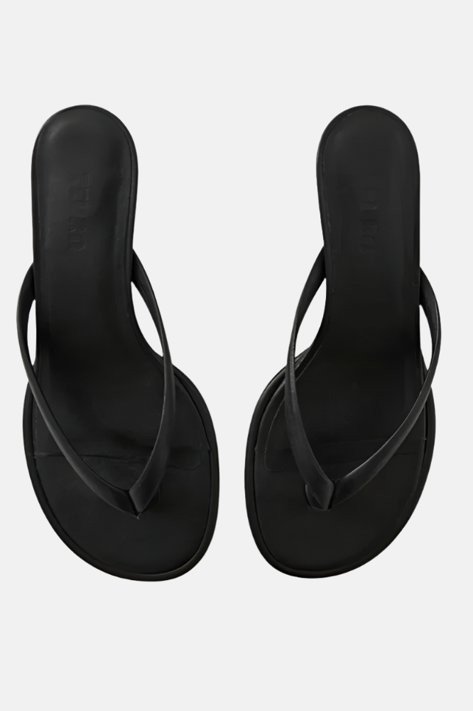 Teurn Studios Erika, Black, Flip Flop