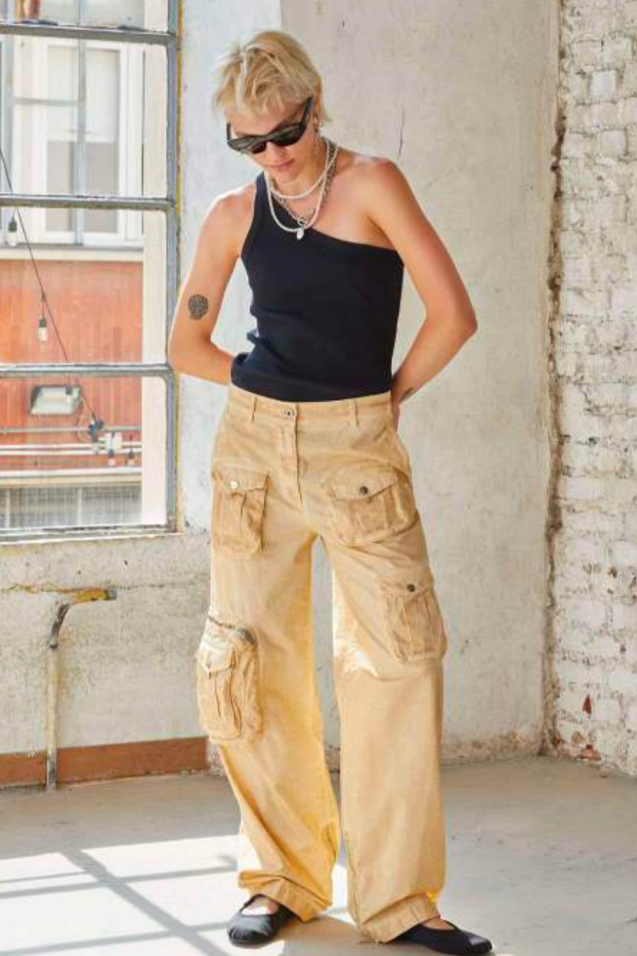 Cargo Pants, Warm Sand, Pants