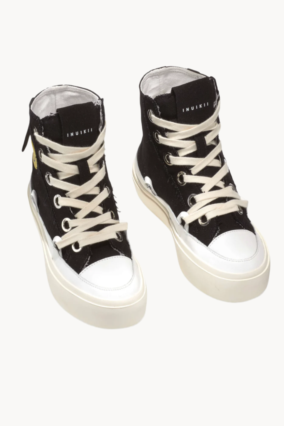 INUIKII Distressed Matilda, Black, Sneaker
