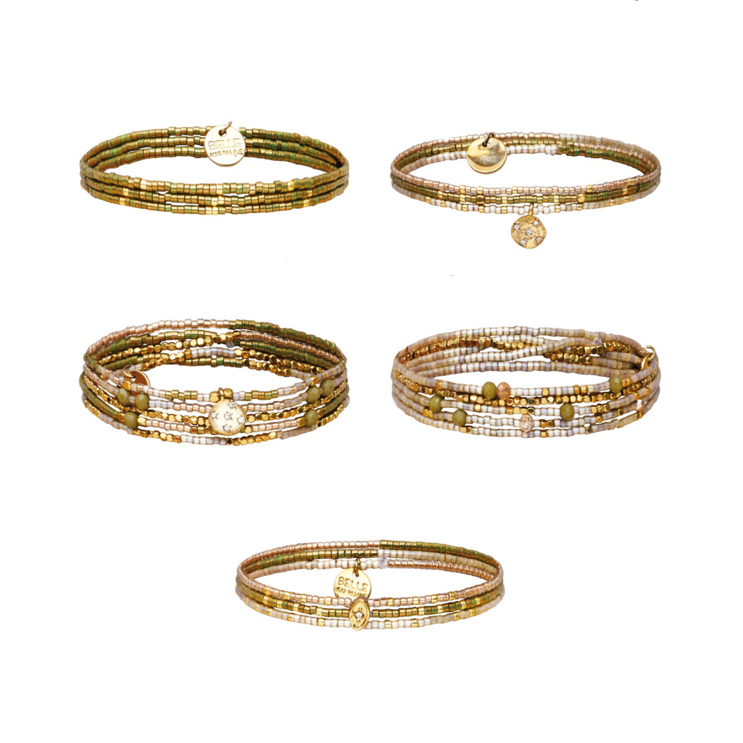 Belle Mais Pas Que Noha My Evergreen, Gold, Armband