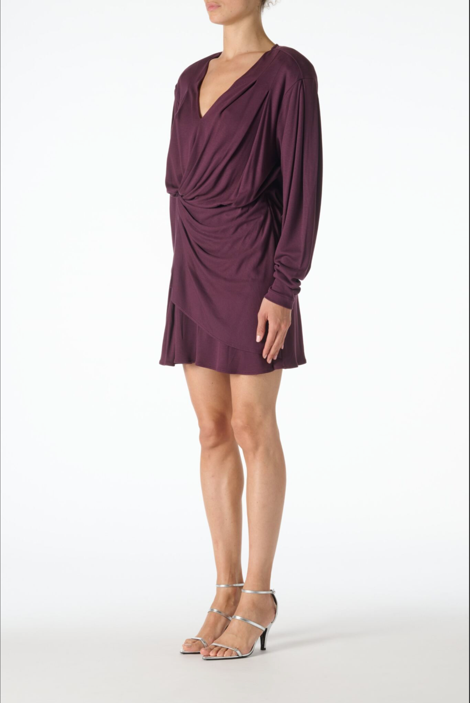 IRO Tamari, Fig, Kleid