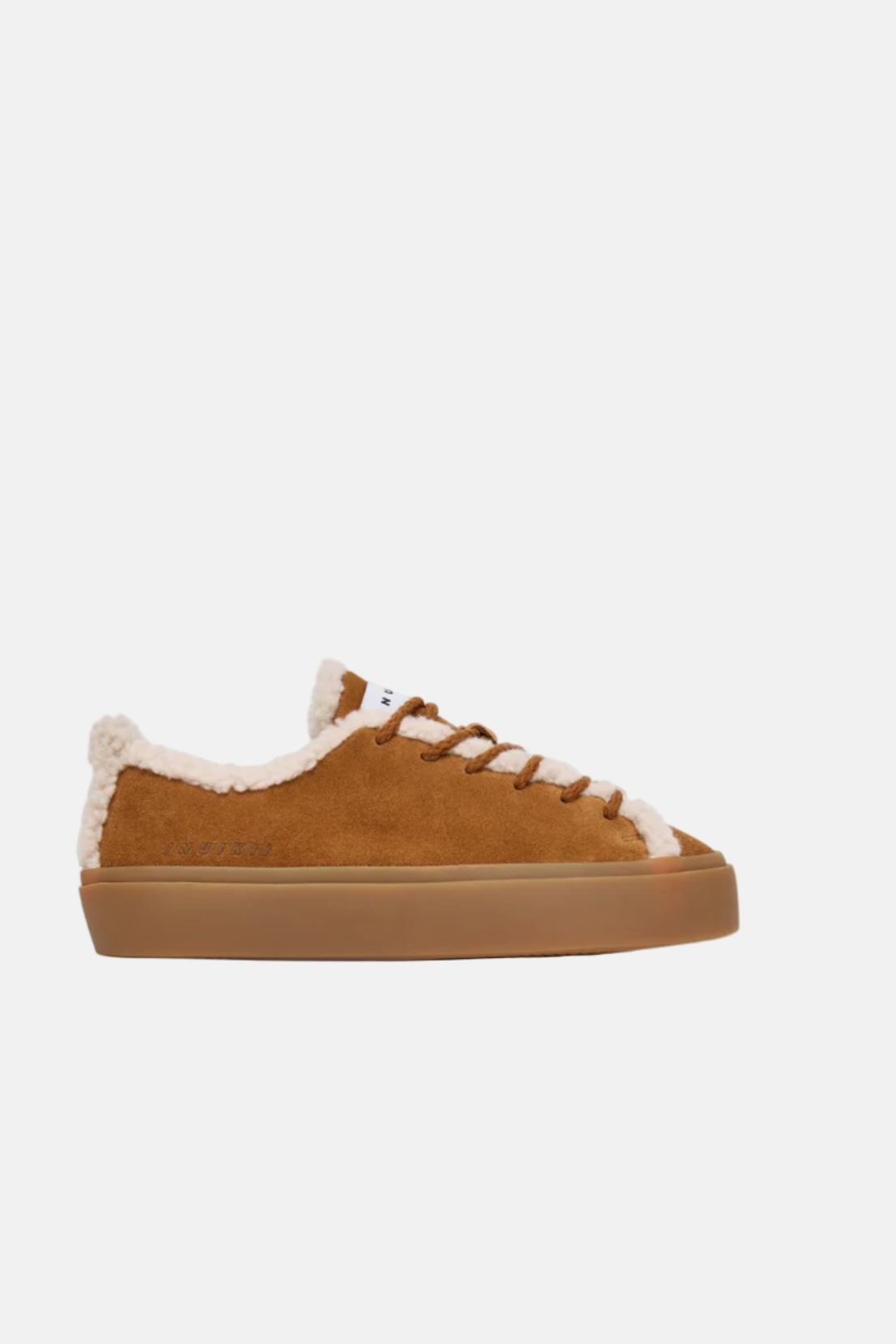 INUIKII Shearling Low, Brown, Schuhe