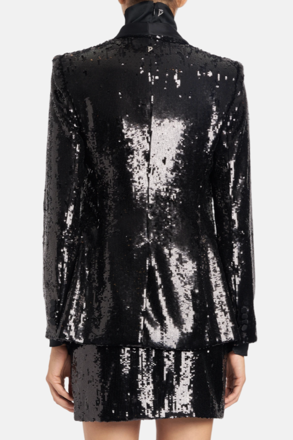 Dondup, Schwarz, Pailletten Blazer