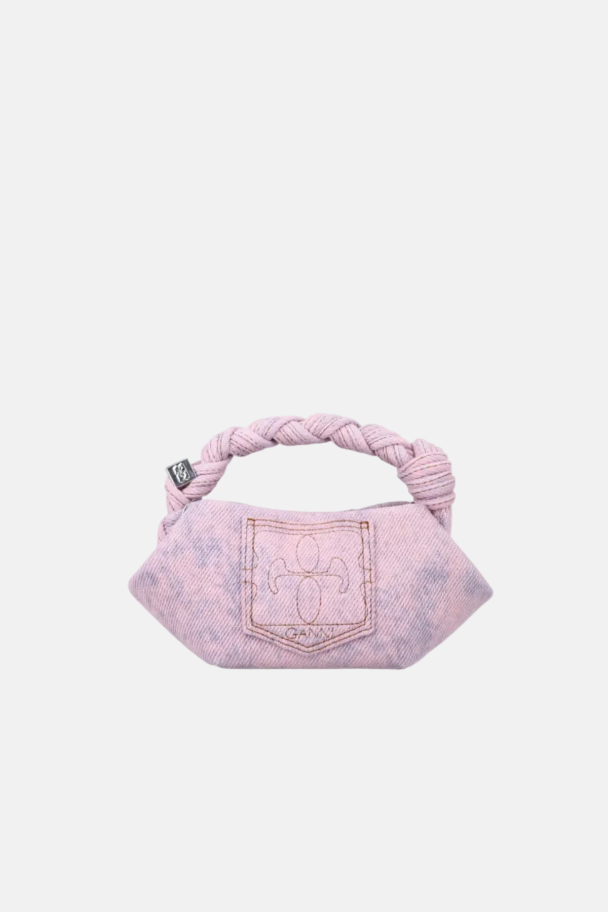 GANNI Bou Mini Denim, Cameo Pink, Tasche