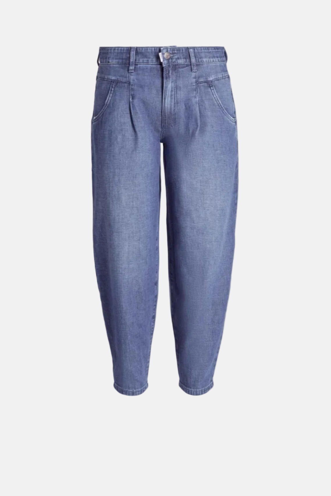 PNTS The O Shape gerade Form, Blau, Hose