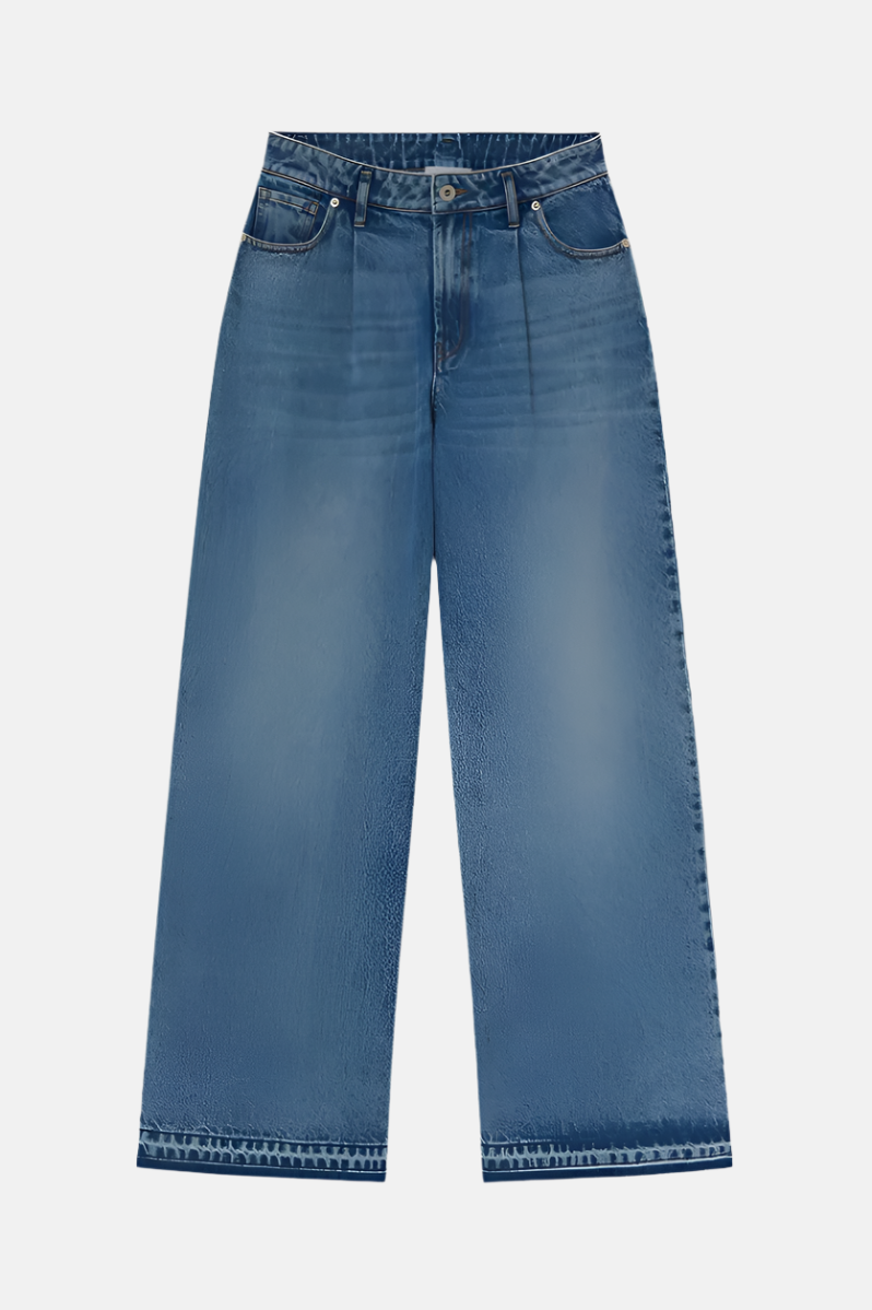 Halfboy Wide, Light Blue Denim, Jeans