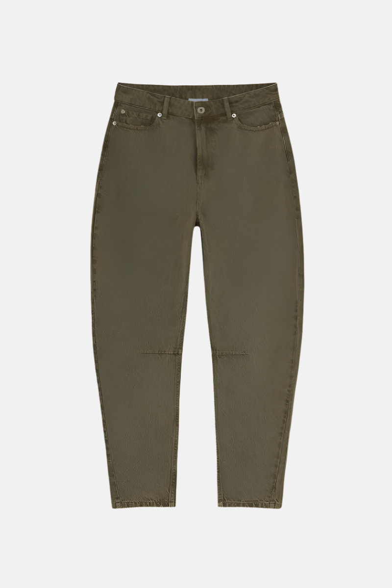 Halfboy Banana Leg, Dark Olive, Jeans