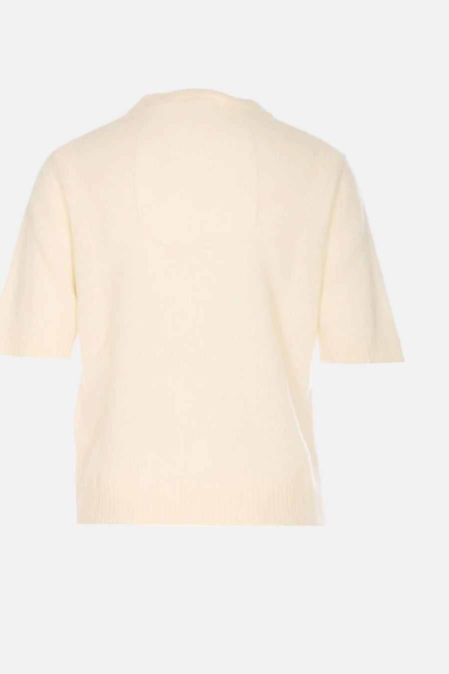 GANNI Brushed Alpaca, Egret, Graphic Shirt