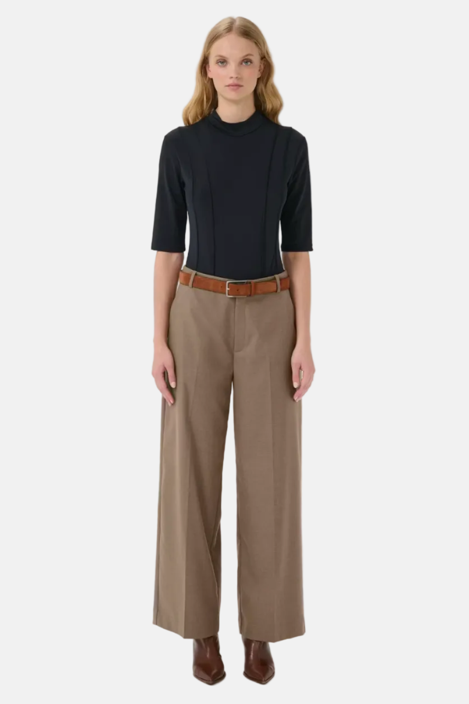 Gestuz Paula, Dark Timberwolf, Straight Pant