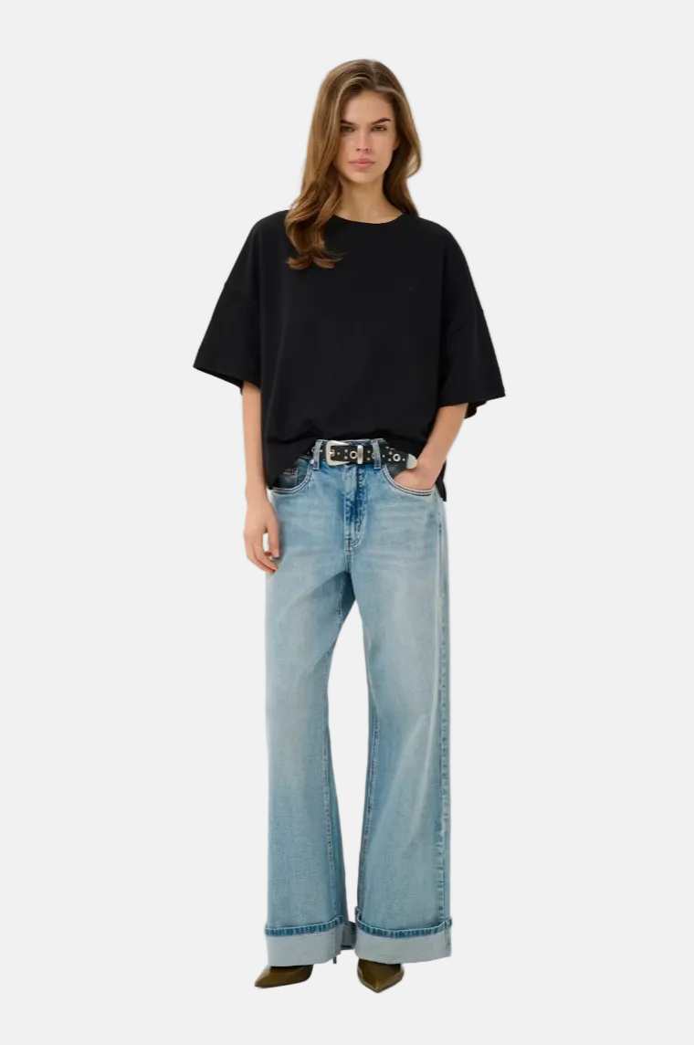 Gestuz Gilsa, Black, Sweat T-shirt