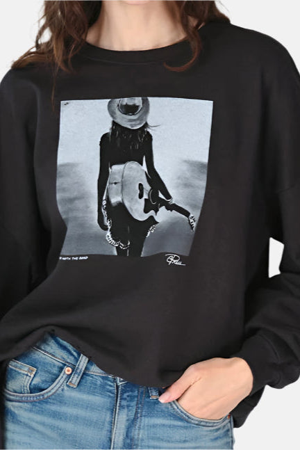 CPress Studio I'm With The Band, Schwarz, Sweater