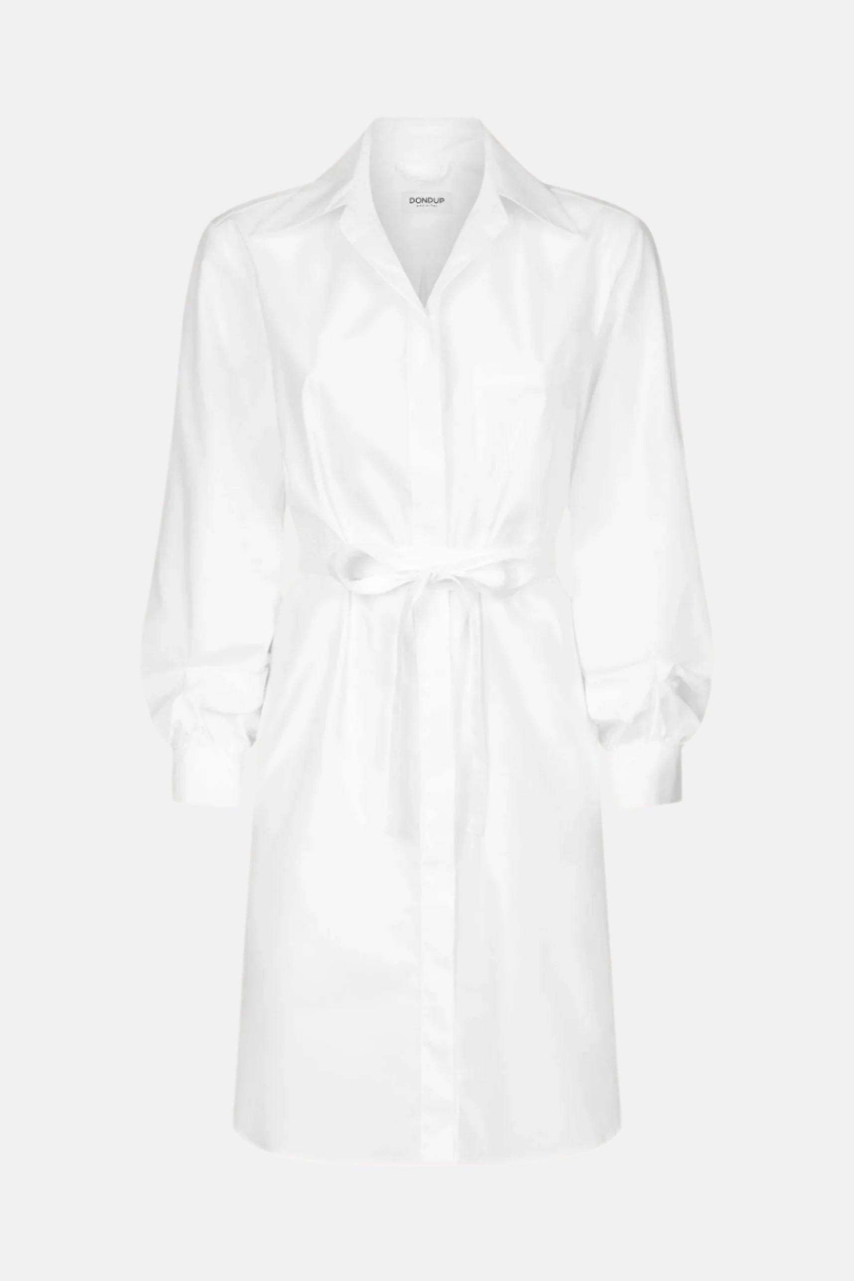 Dondup Abito, Weiß, Hemd-Kleid