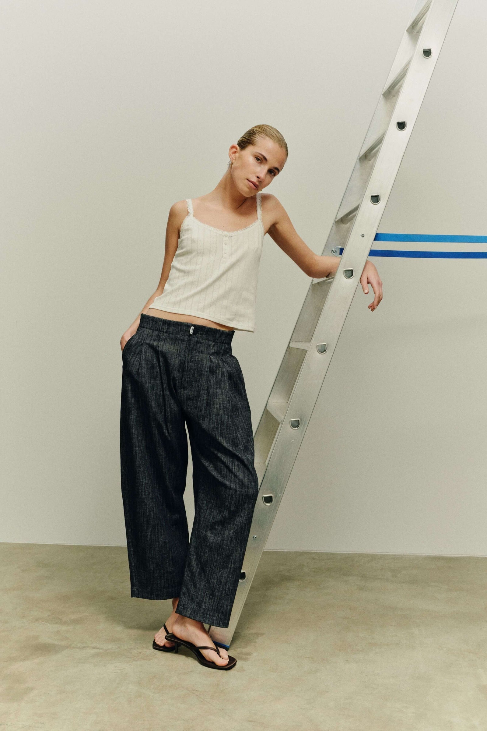 PNTS 35_The Mini L, Dunkelblau, Hose