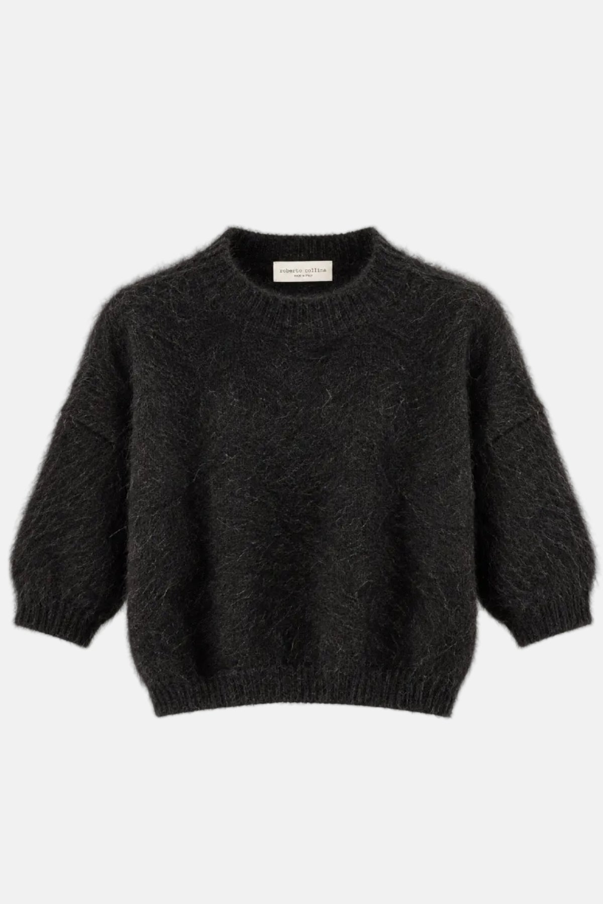 Roberto Girocollo Boxy, Noir, Pull