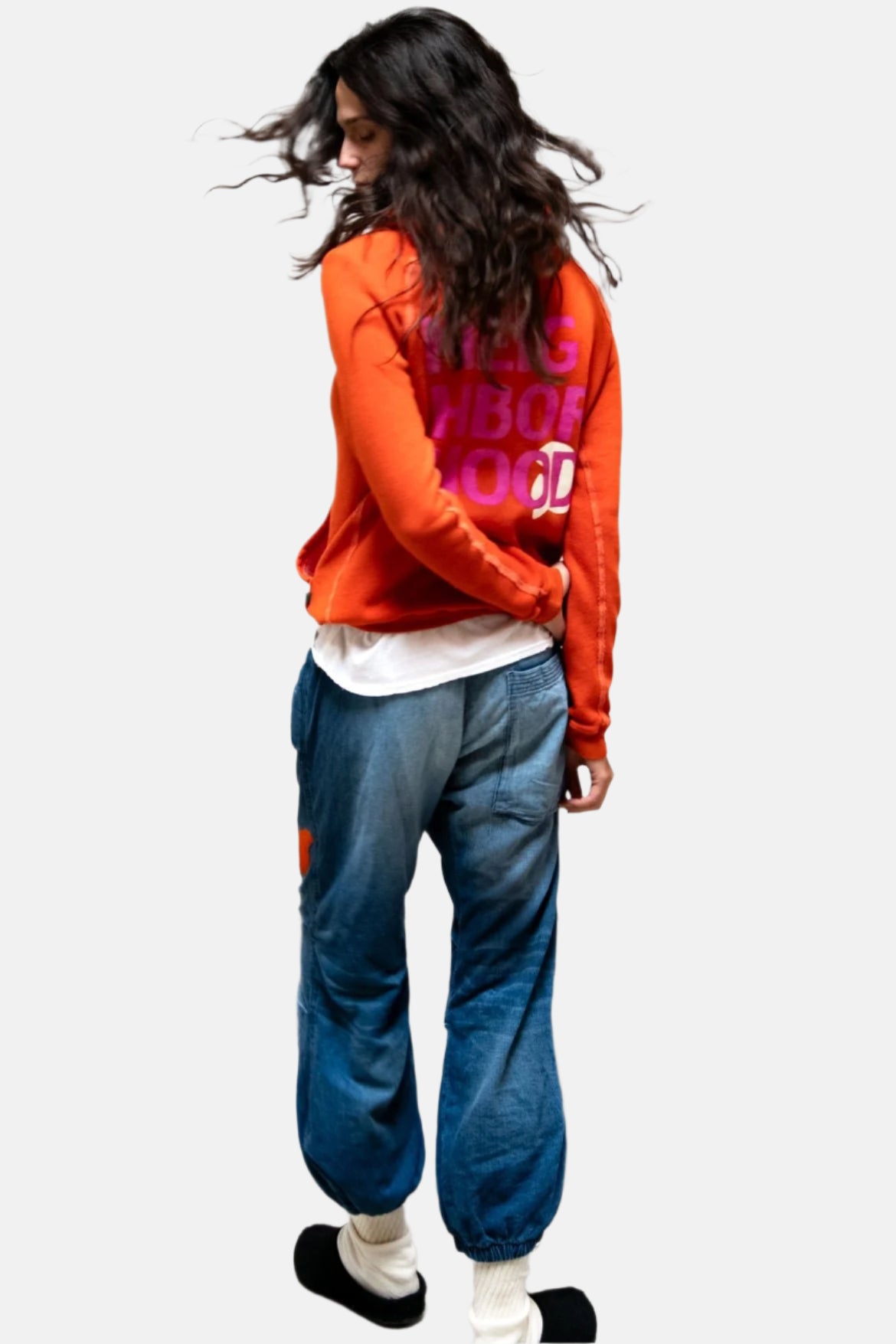 Freecity Polyblend Fluff Hoodie, Orange Machine, Hoodie