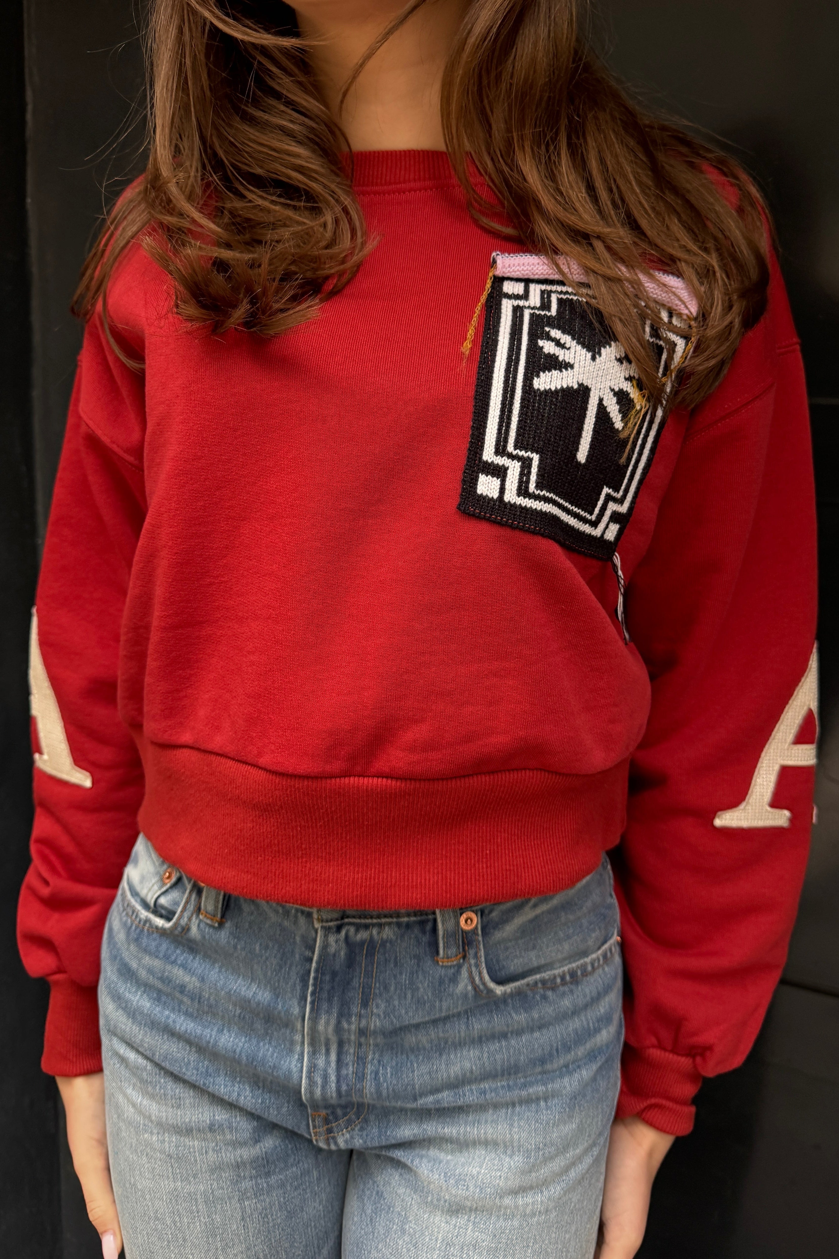 Al Ain ASCX, Brick, Crop Sweatshirt