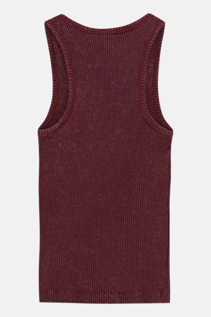 GANNI Heavy Rib, Port Royale, Tank Top