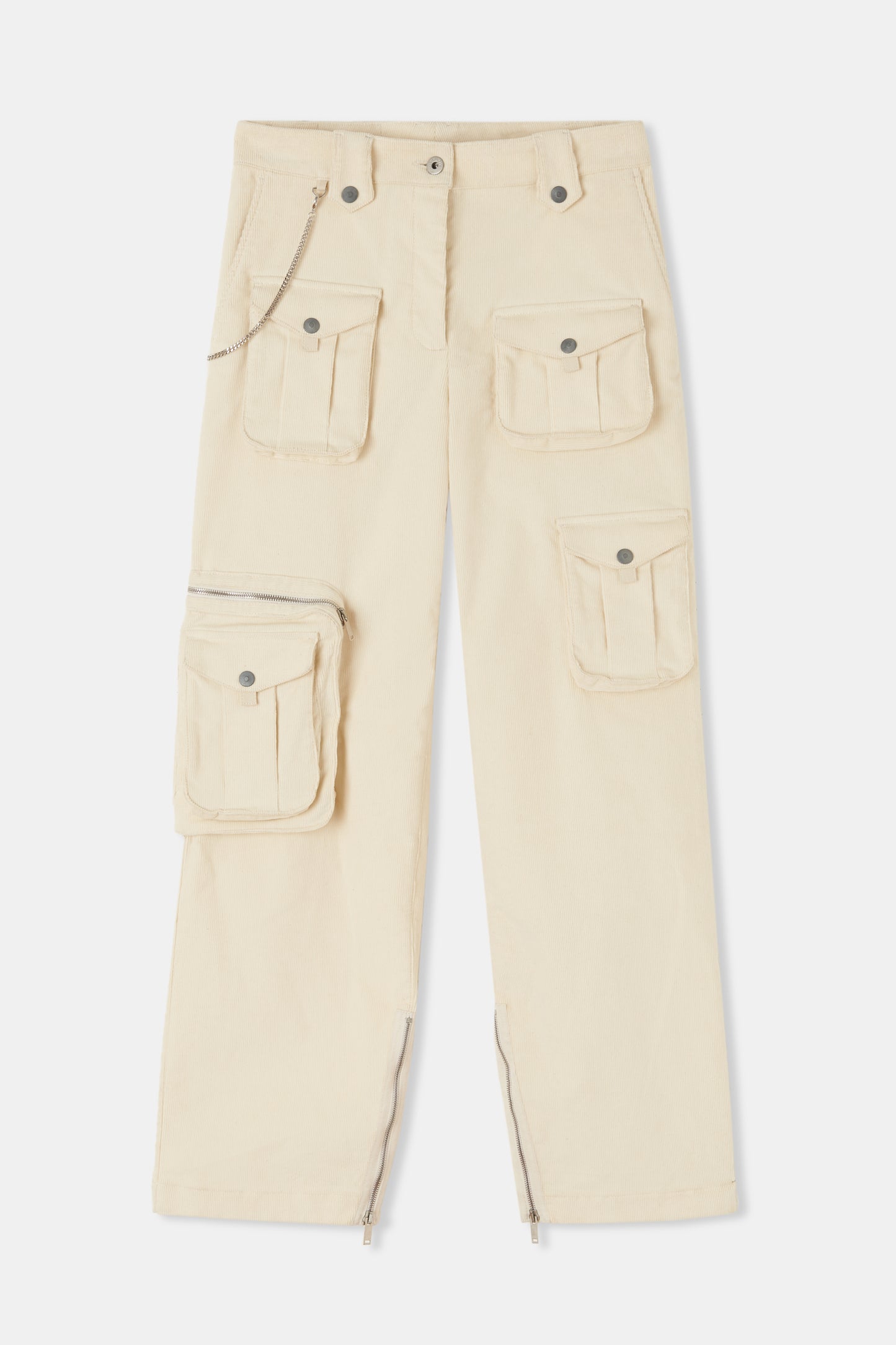 Corduroy Cargo, Beige, Hose