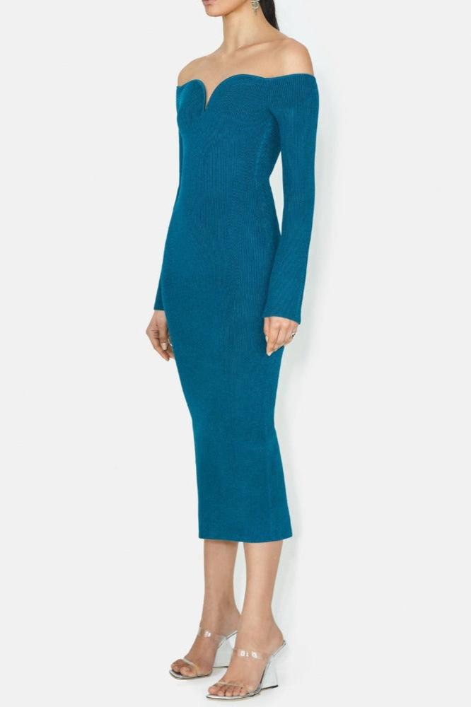 Galvan London Grace, Blau, Kleid