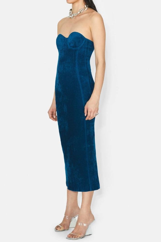 Titan Velvet, Blau, Kleid