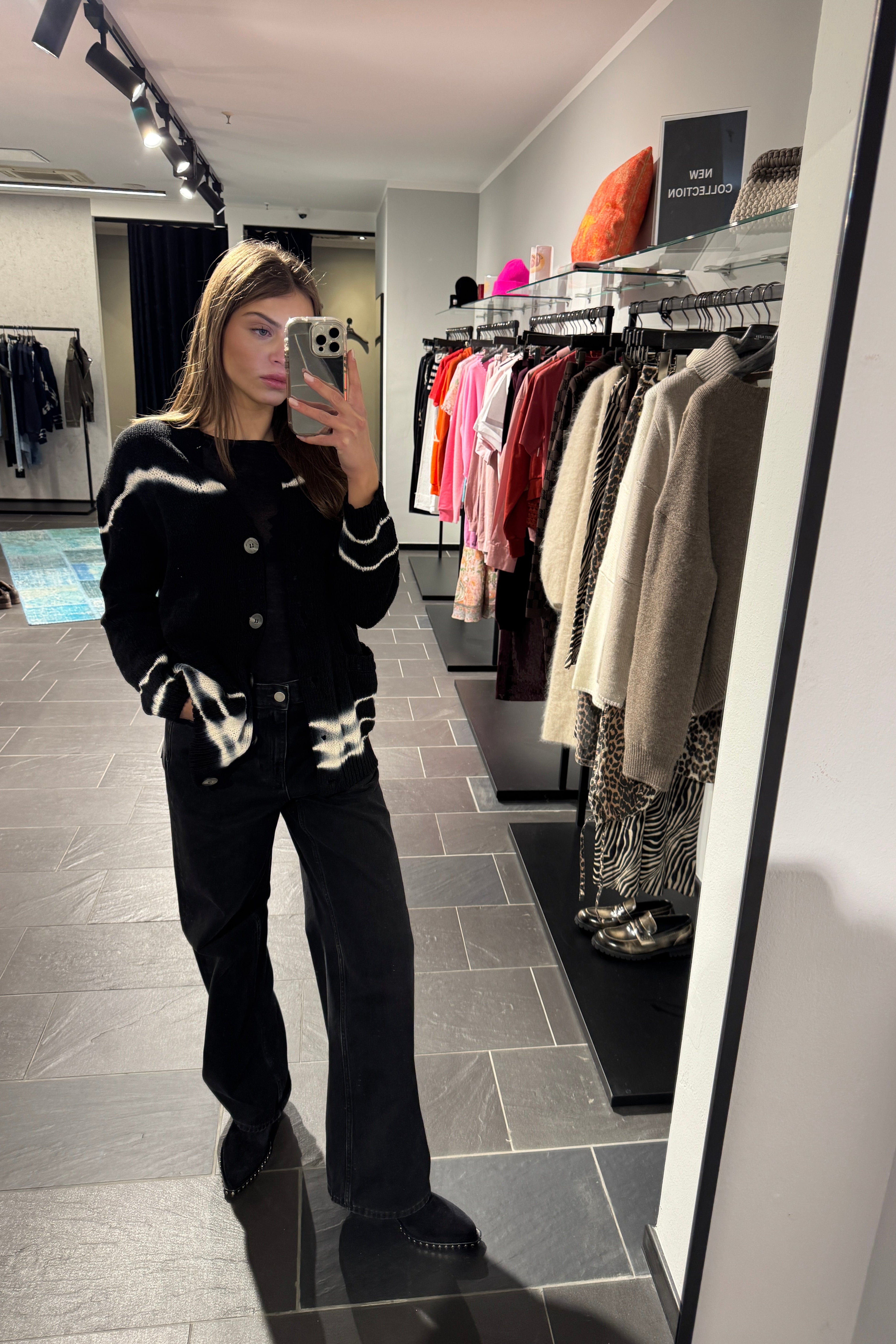 Roberto Collina Cardigan Lungo, Nero, Cardigan B42110