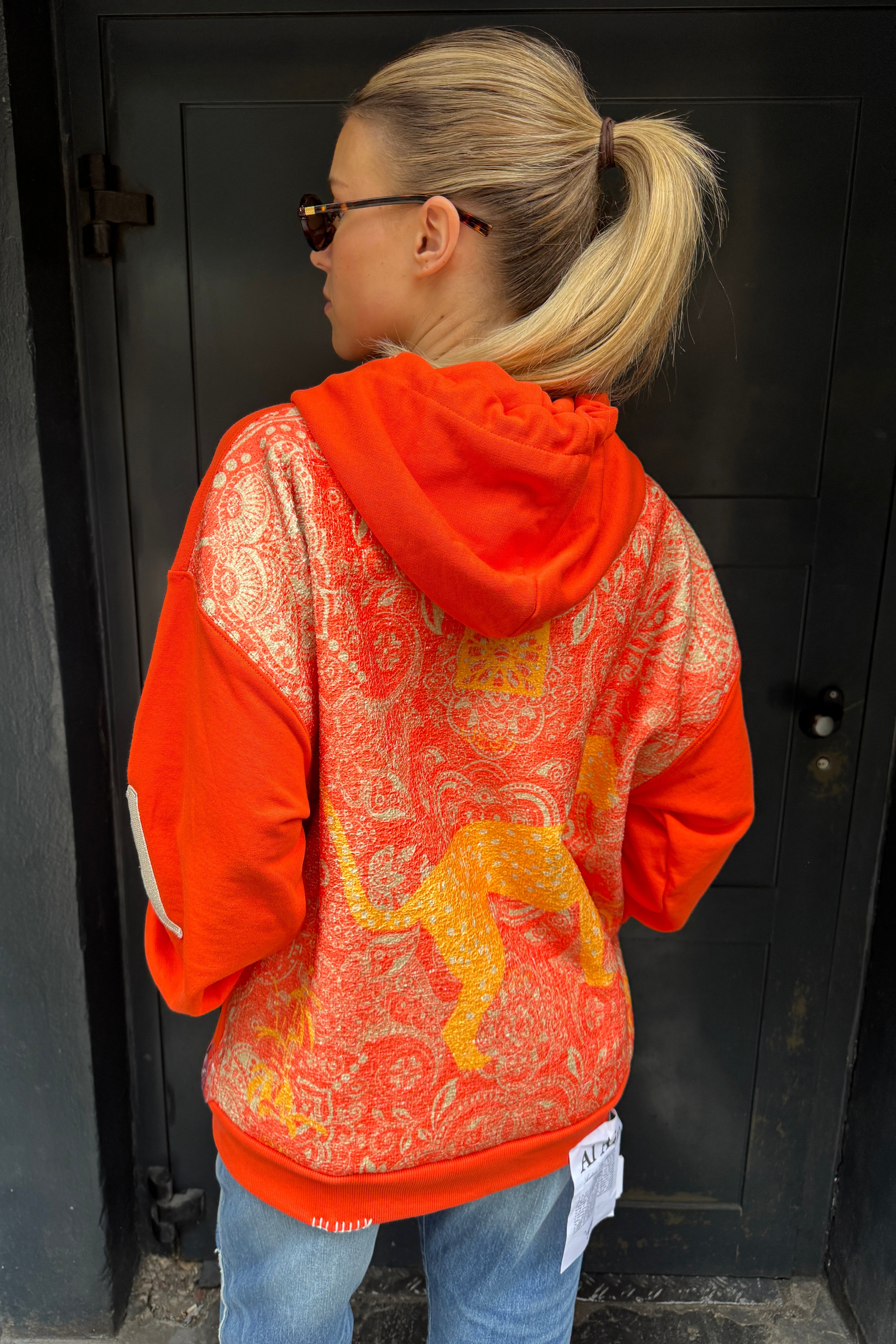 Al Ain AHZX, Orange, Zip Hoodie