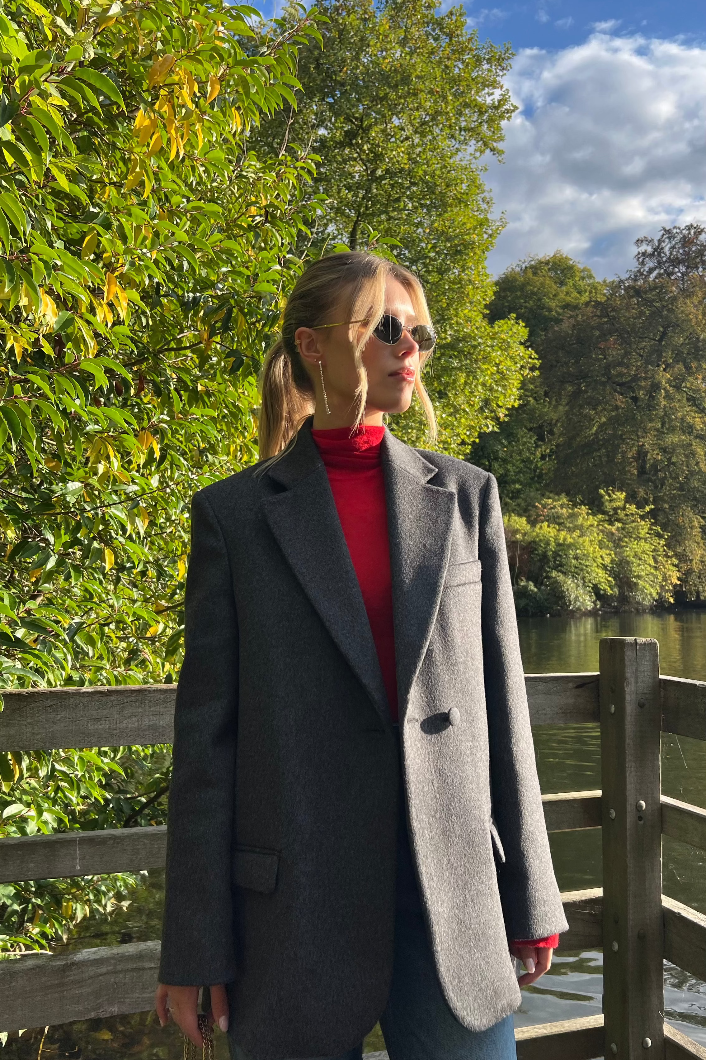 Leap Concept Ella, Red, Rollkragen