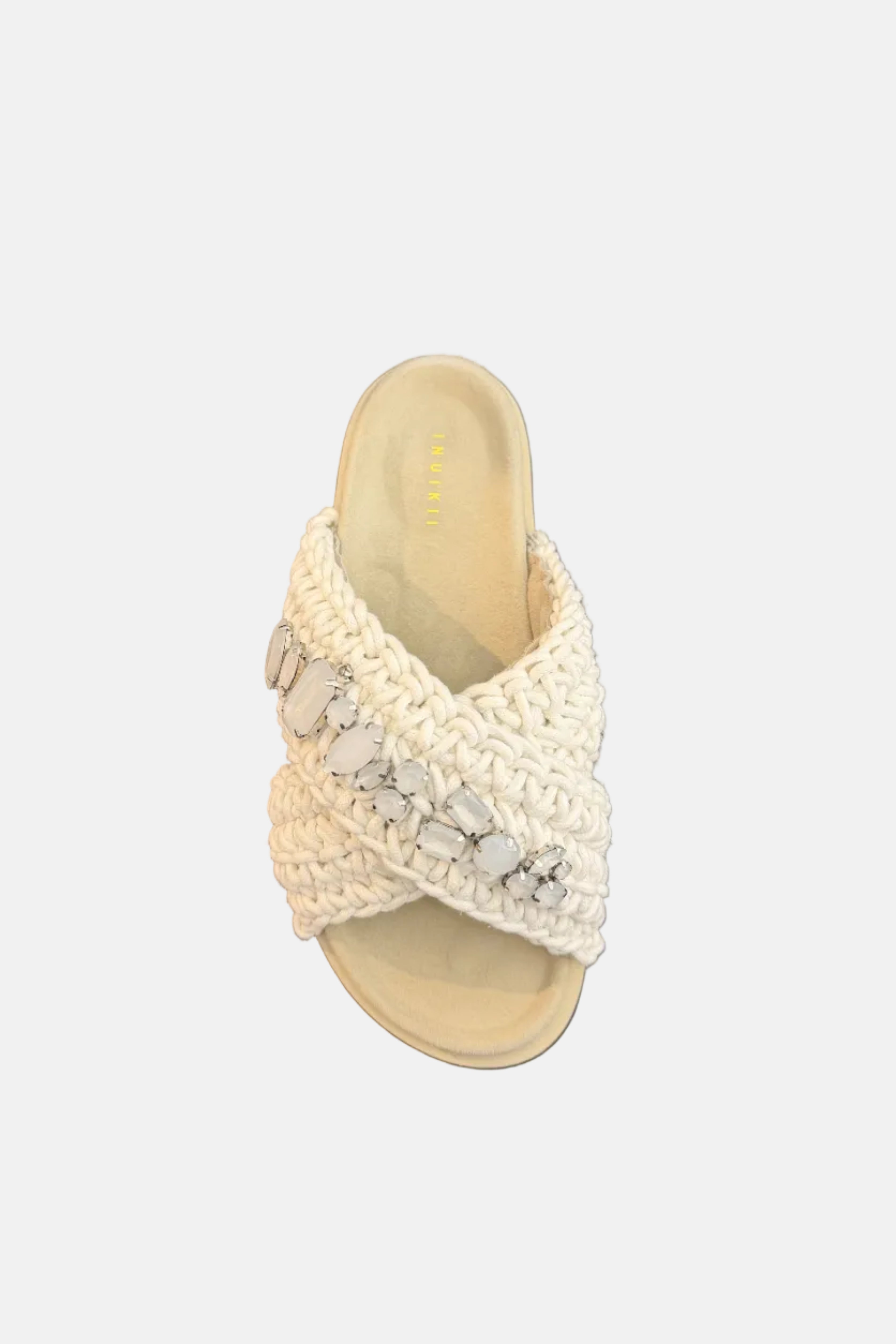 INUIKII Woven Stones, Off White, Sandalen