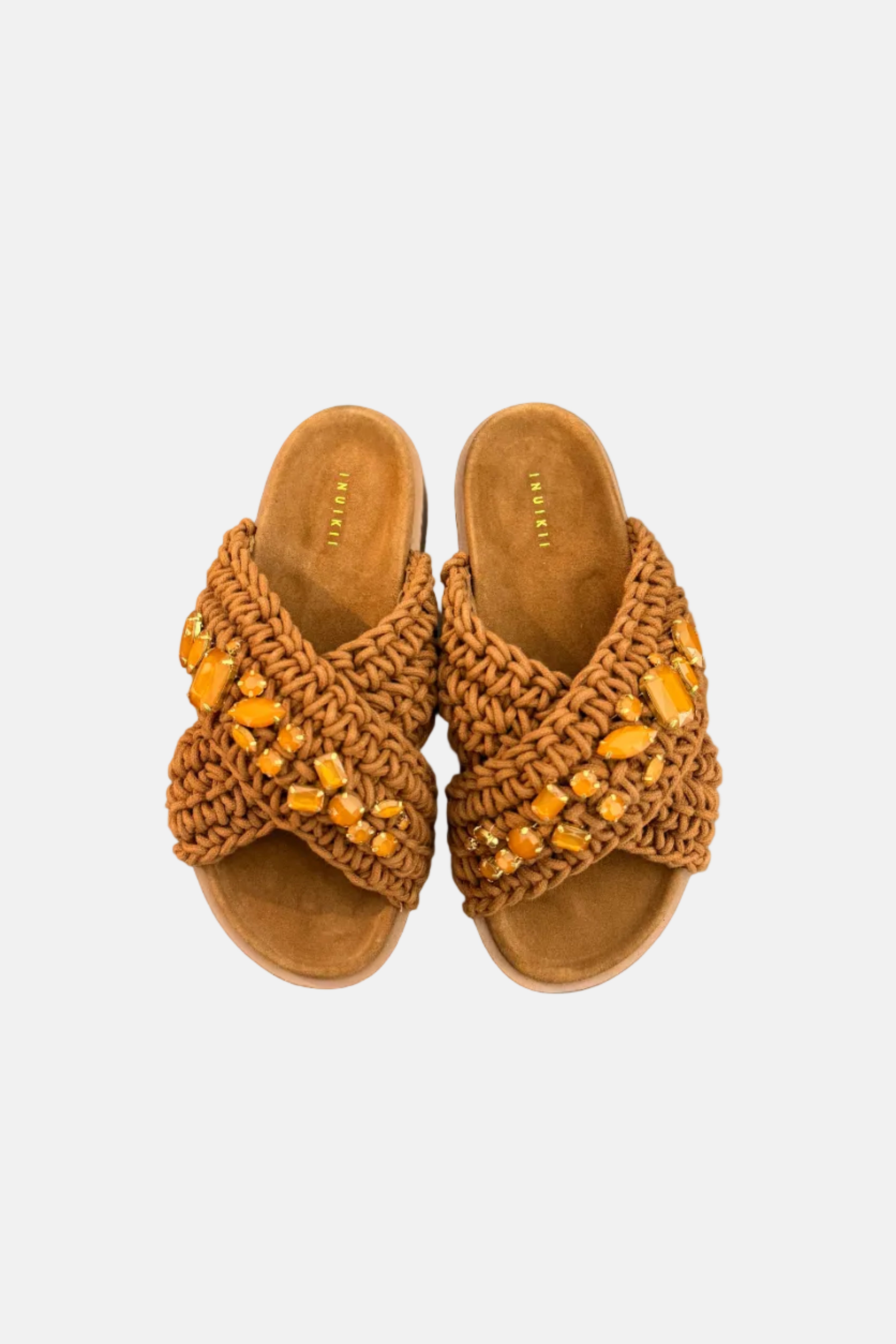 INUIKII Woven Stones, Mocha, Sandalen