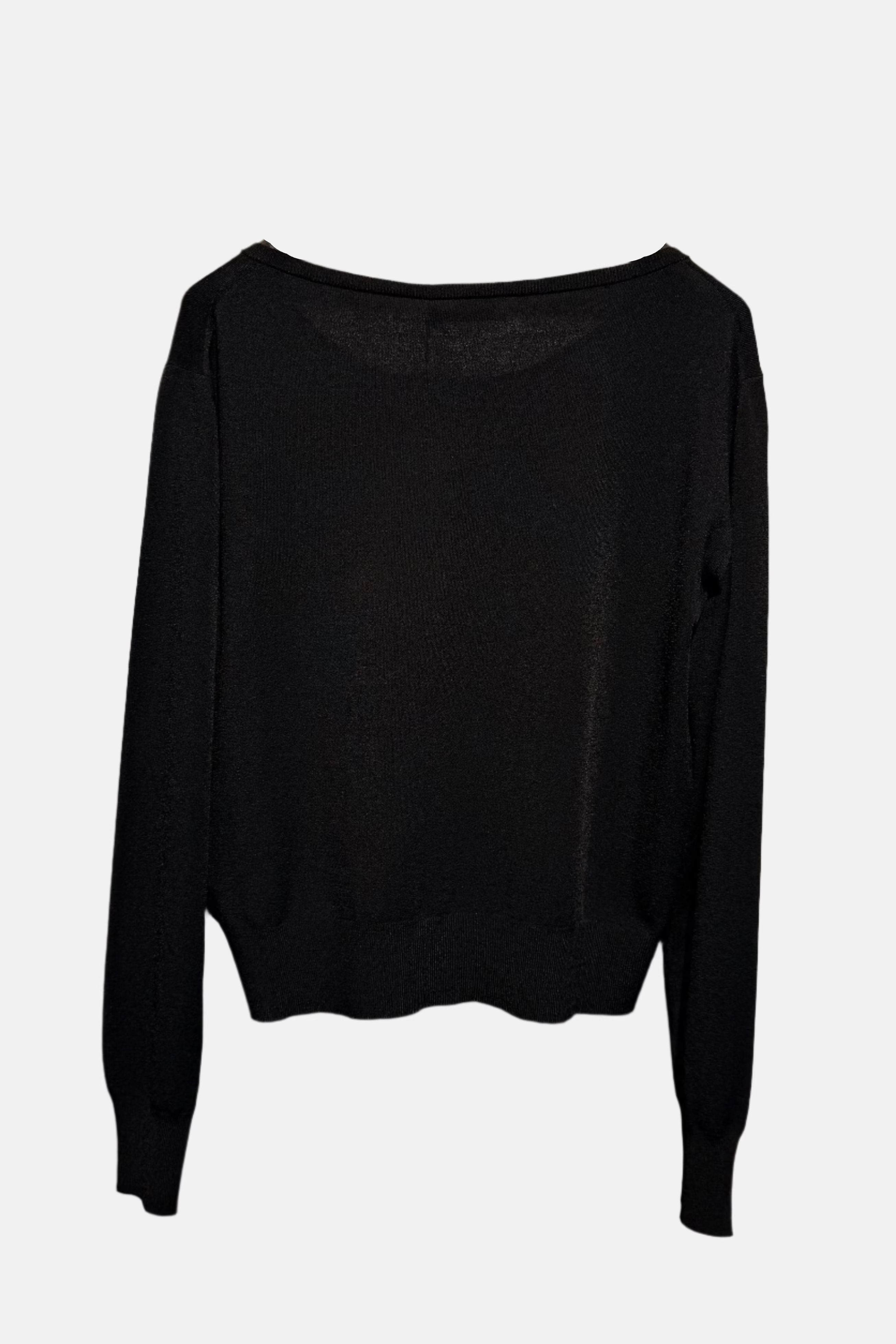 Roberto Collina Coreana, Nero, Cardigan B31020