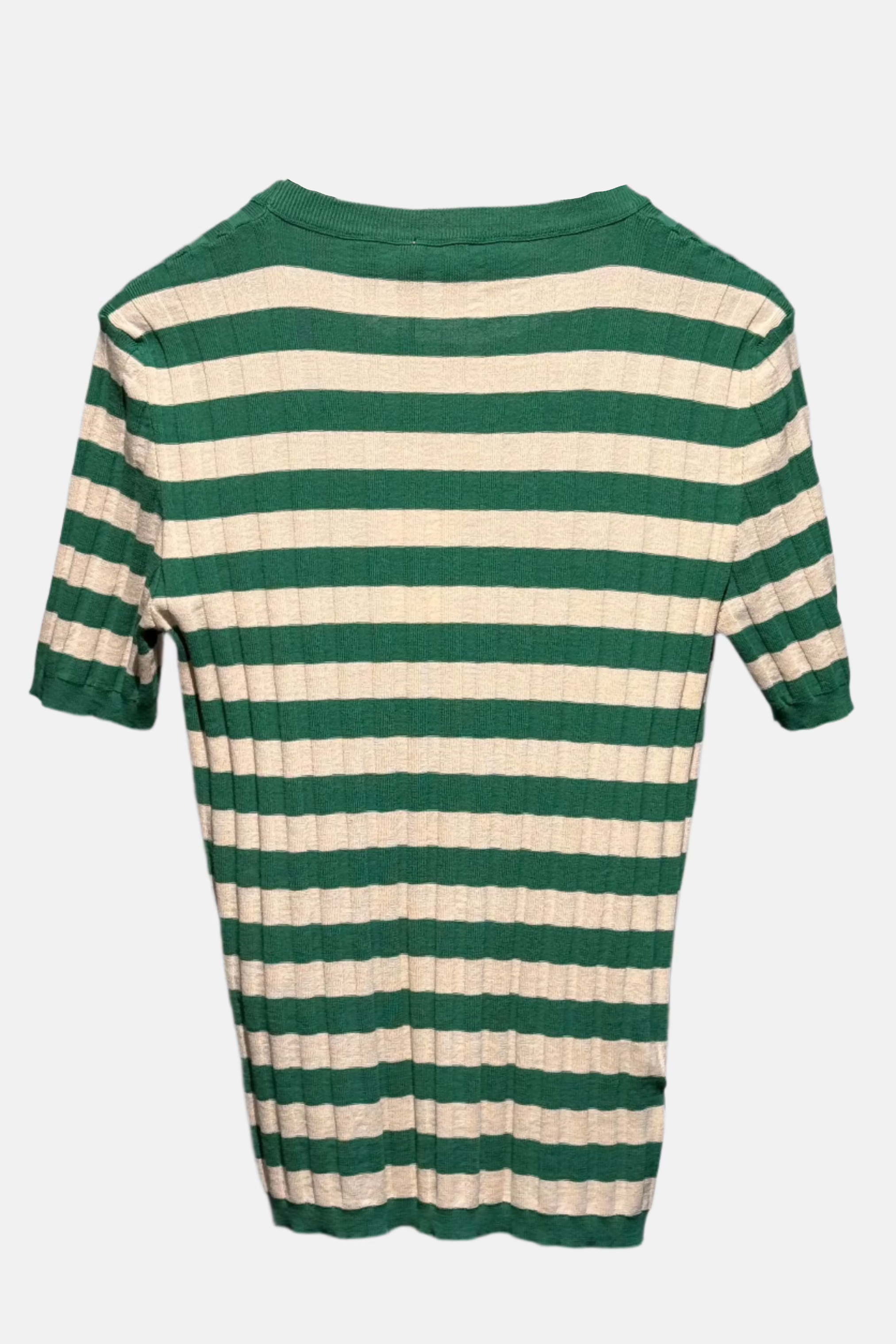 Roberto Collina Girocollo Riga, Verde/Nat, T-Shirt B09021