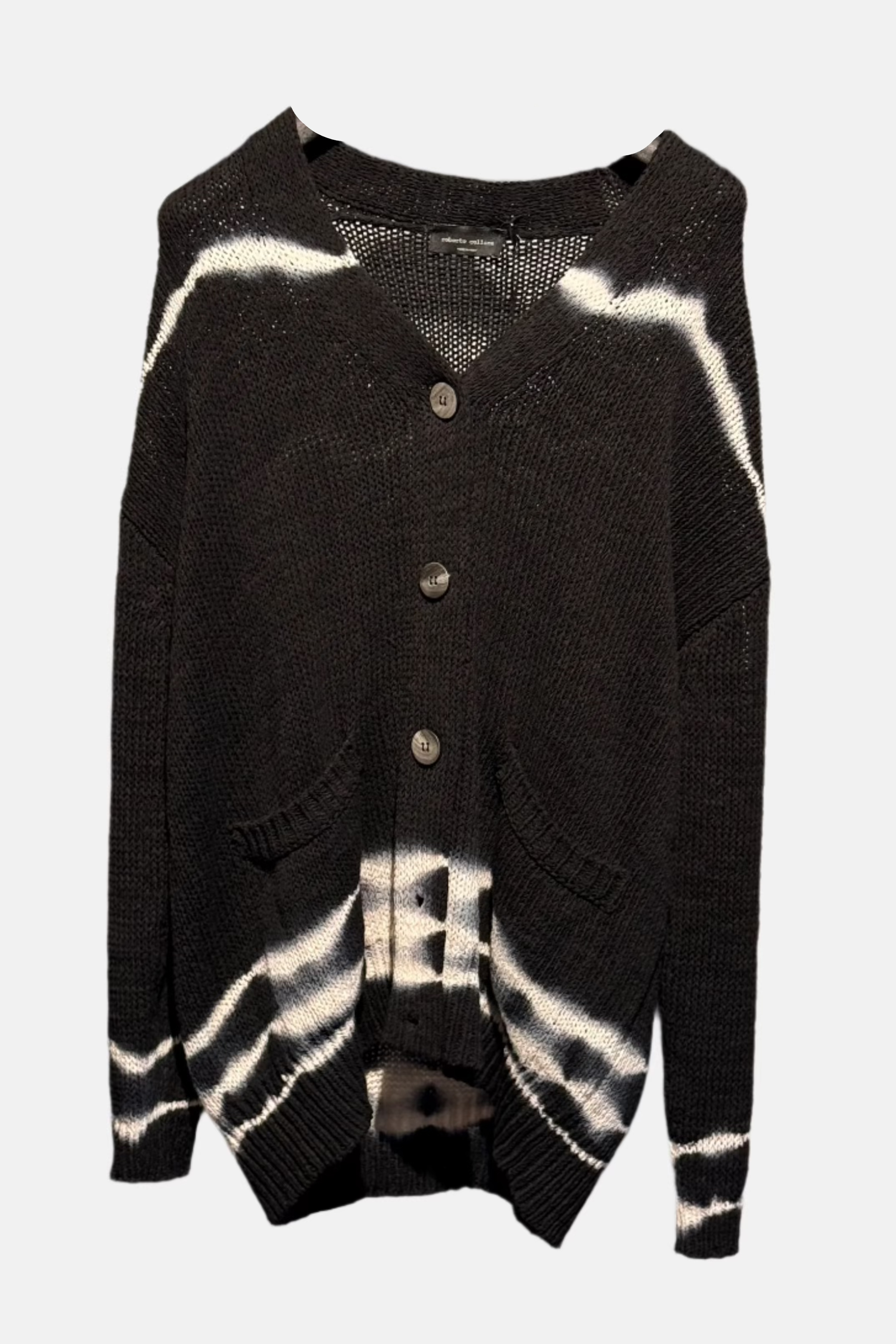 Roberto Collina Cardigan Lungo, Nero, Cardigan B42110