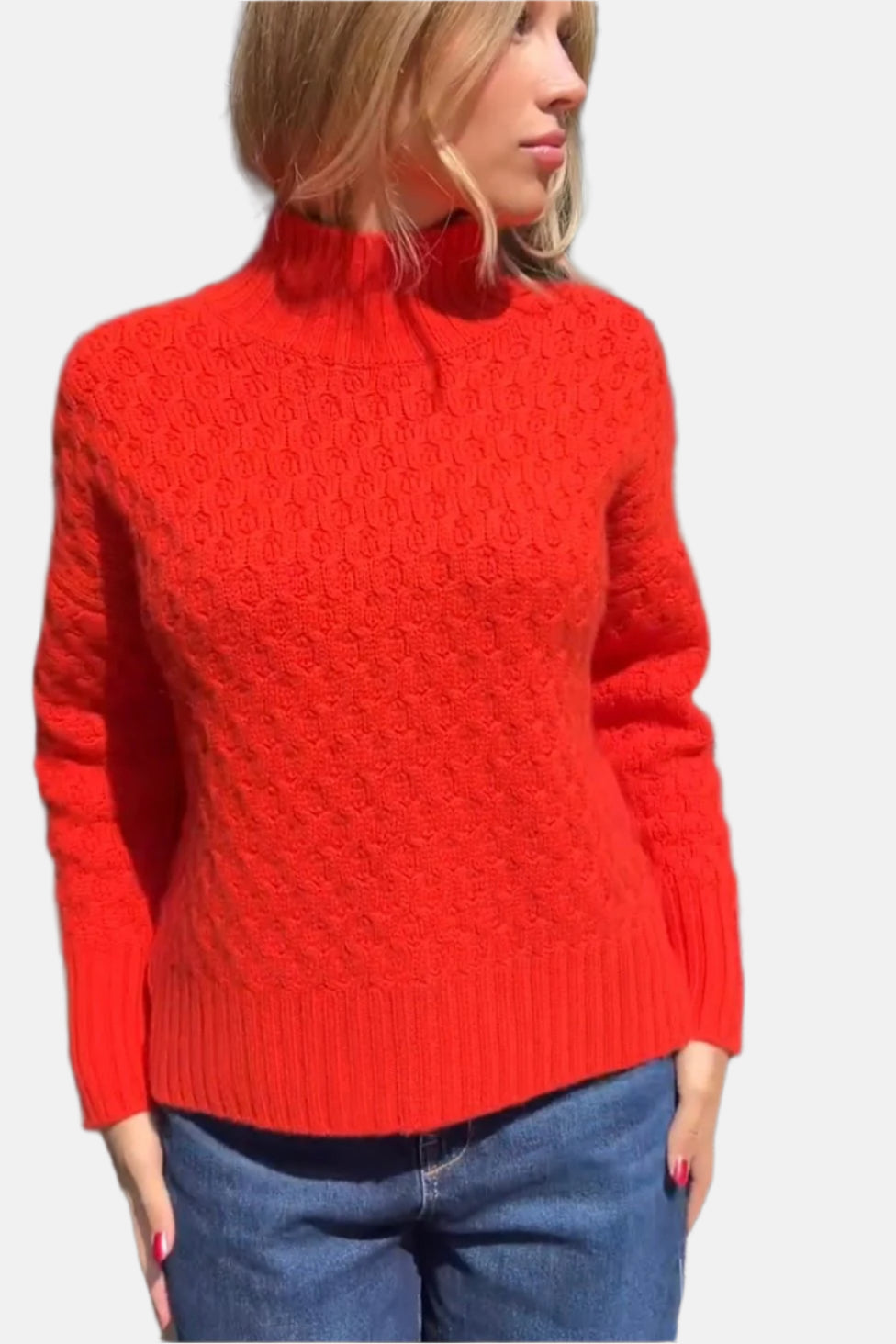 KUJTEN Gakuto, Orange rose, Rollkragen