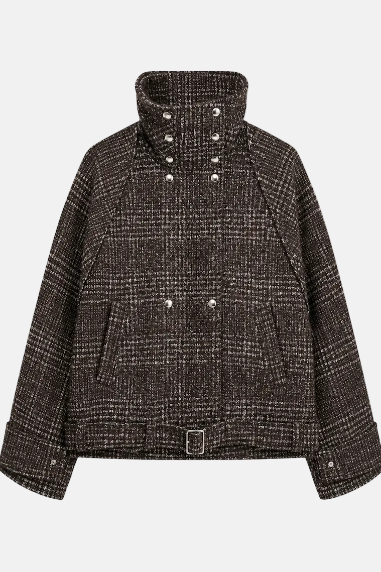 IRO INJA Earthy Brown Jacke in Braun