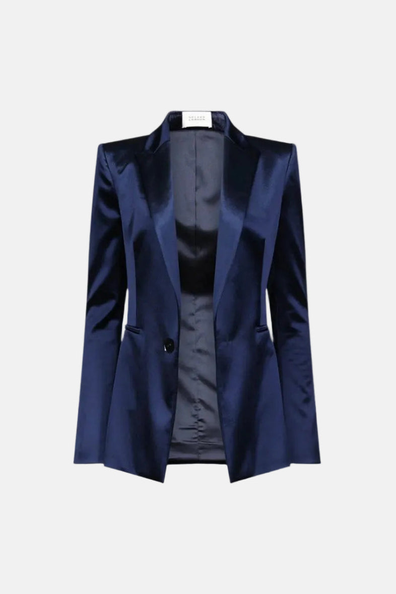 Galvan London Sculpted Jacket, Blue Moon, Blazer