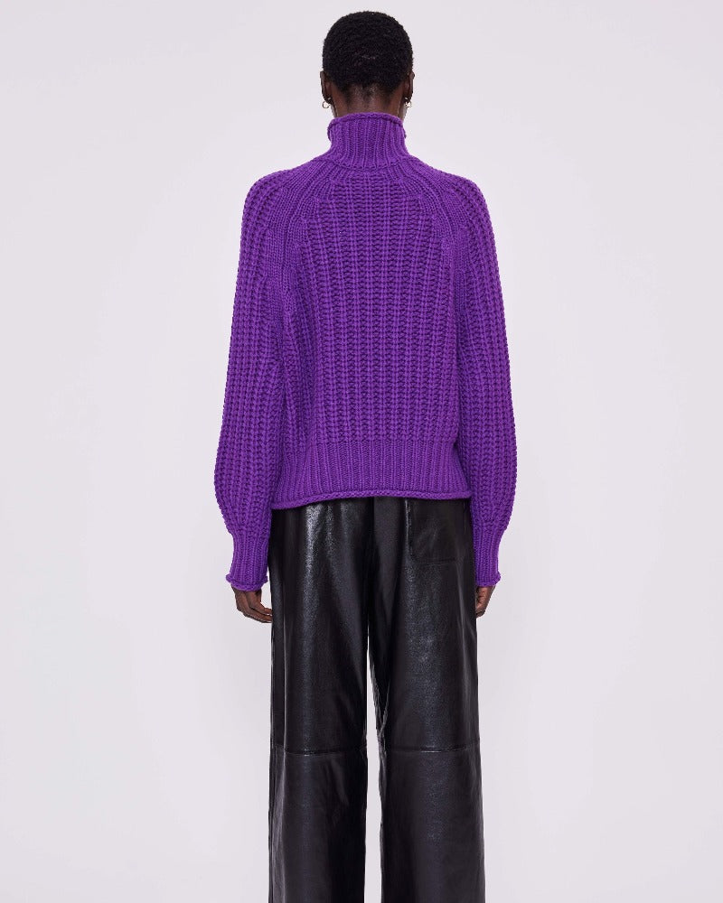 Ellis, Mineral Violet, Rollkragenpullover
