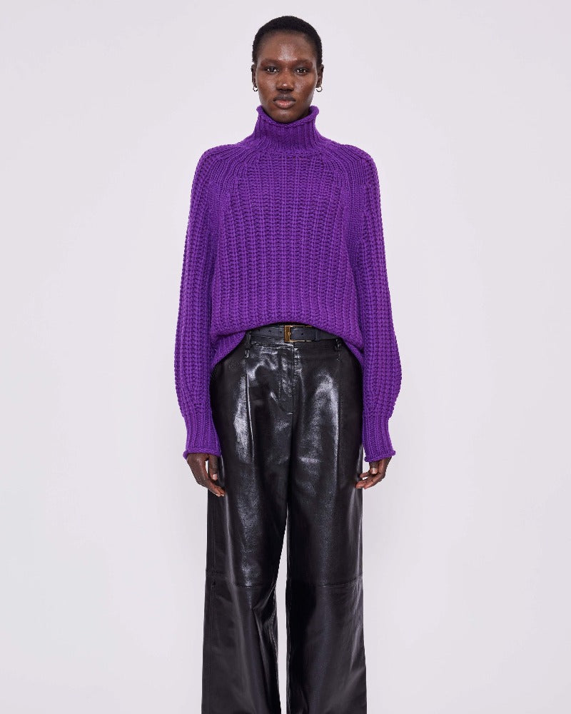 Ellis, Mineral Violet, Rollkragenpullover