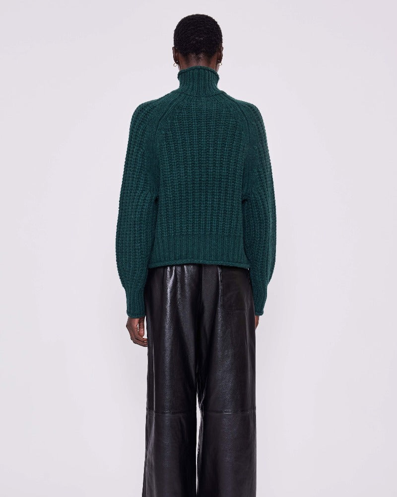 Ellis, Spruce Green, Rollkragenpullover