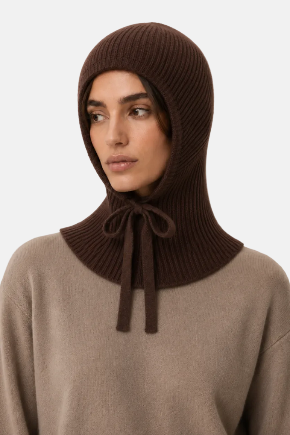 Kujten Sybel Balaclava in Espresso – Ansicht 2