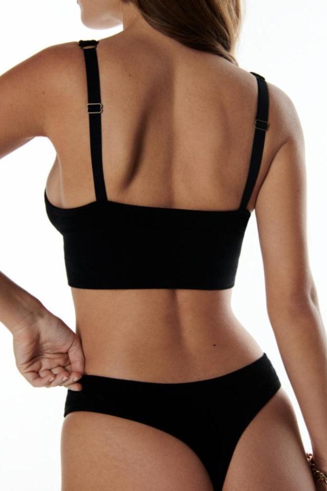 Love Stories Posey, Black, Sport-Bralette