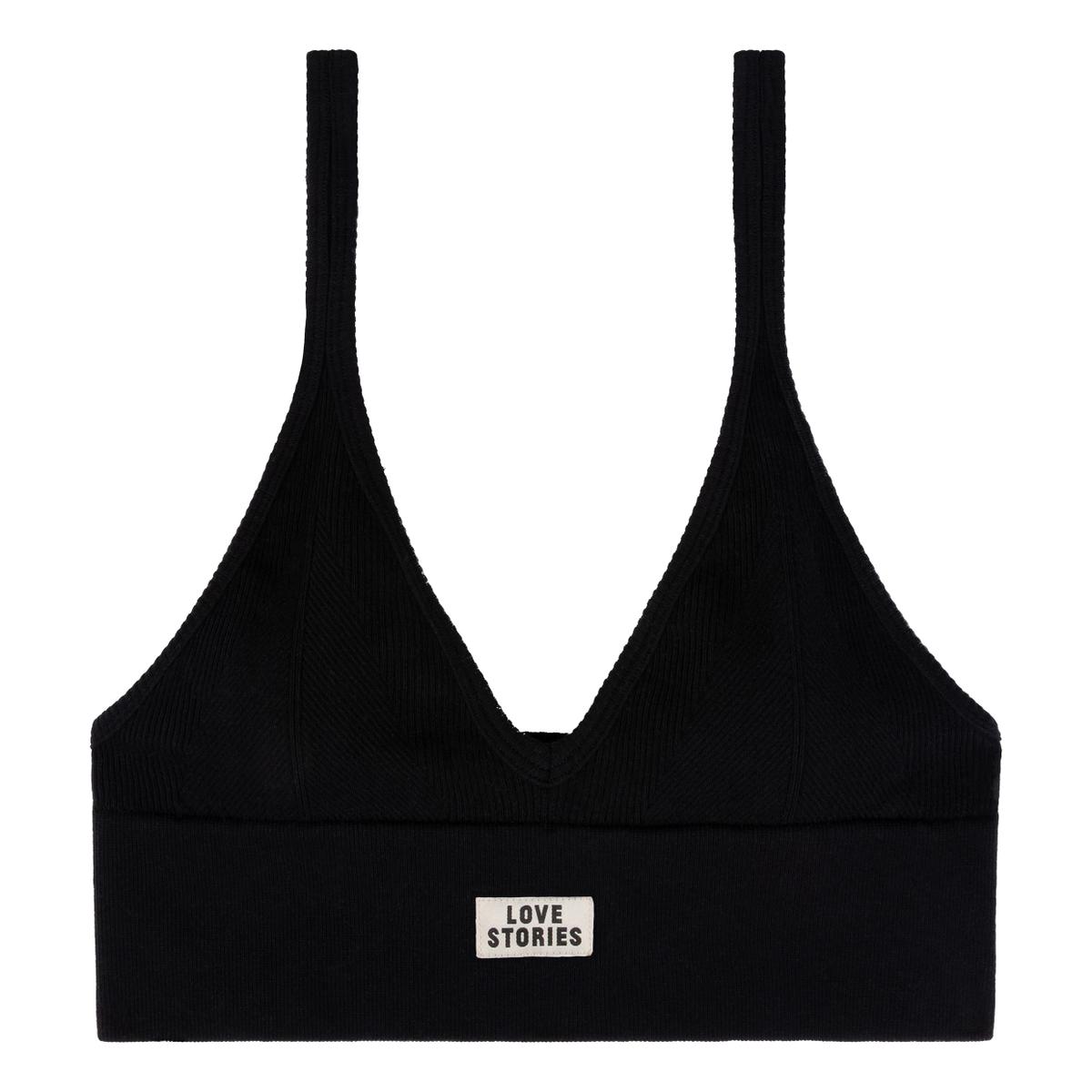 Love Stories Posey, Black, Sport-Bralette