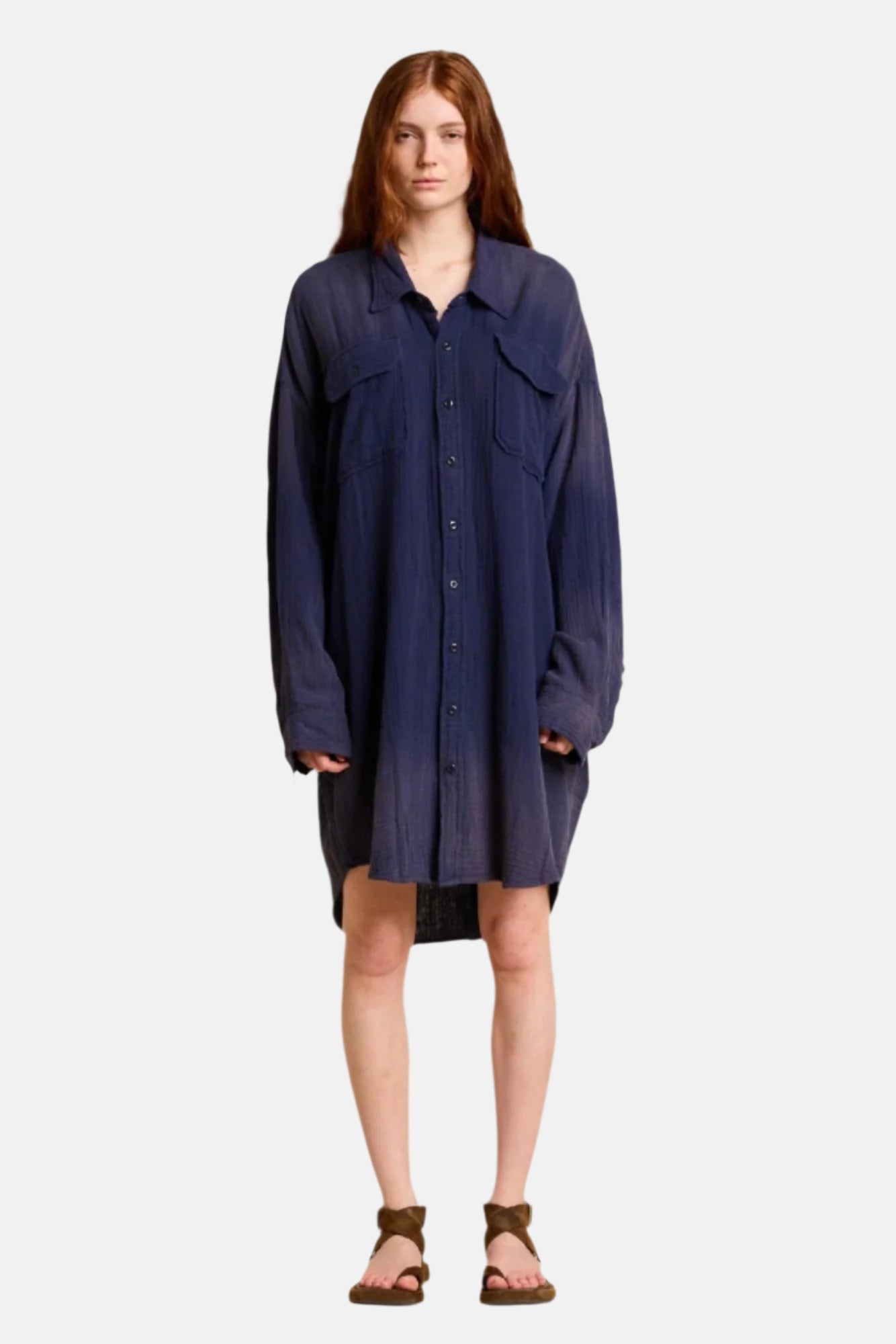 Denimist Utility, Washed Blue, Shirtdress