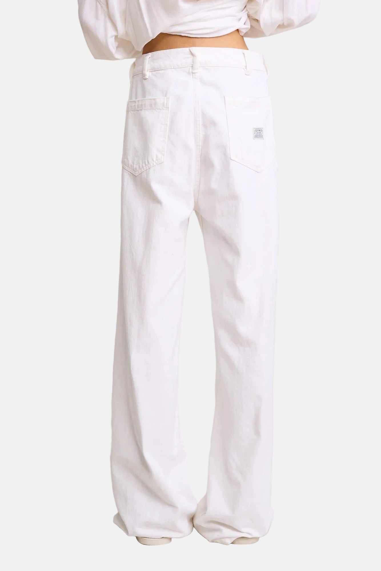 Denimist Deck Pant, White Wash, Hose