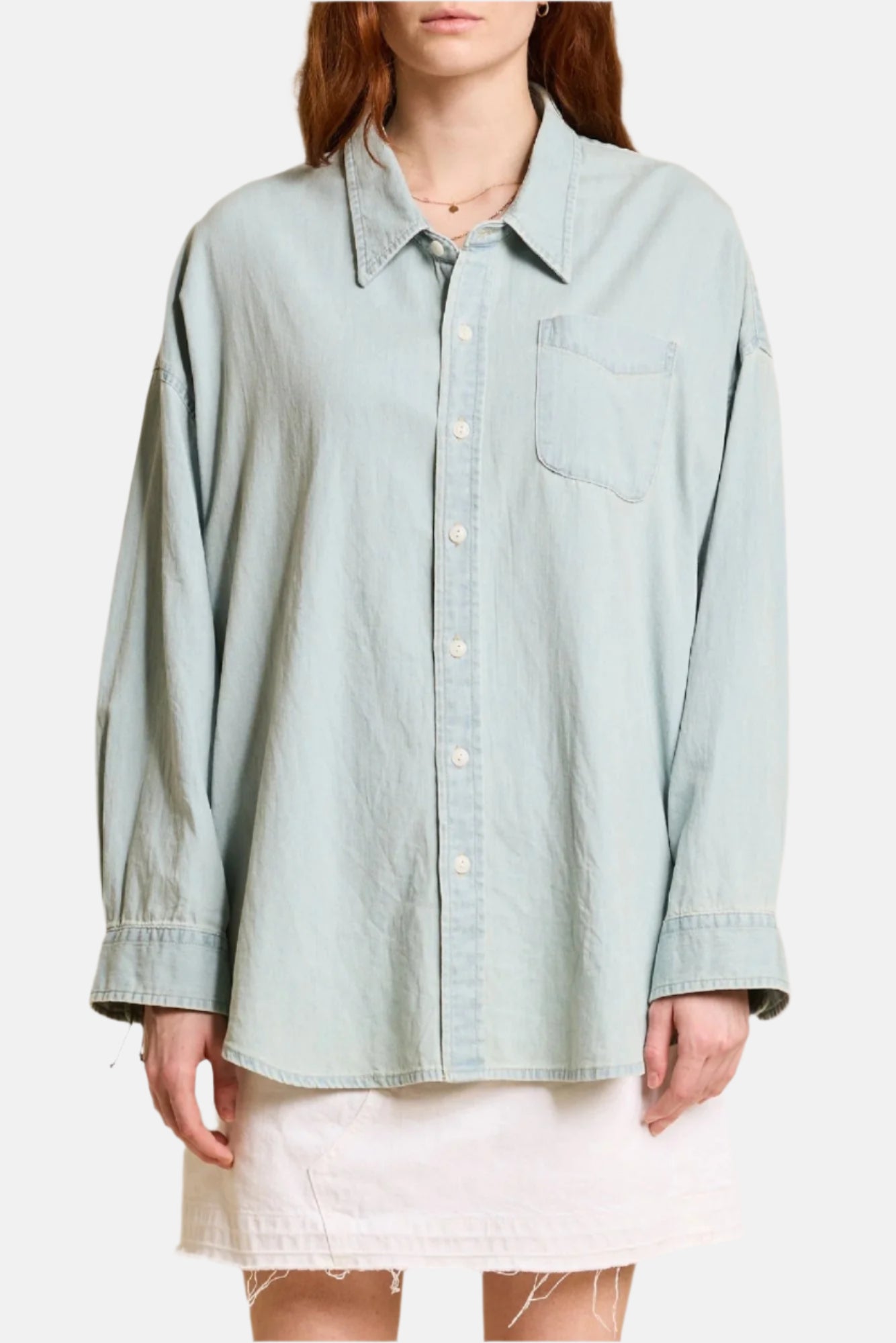 Denimist Button Front, Sunfaded Blue, Shirt