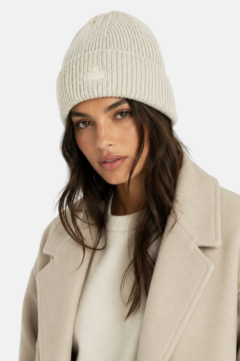 Marant Étoile Mayers Light Grey Mütze in Grau – Ansicht 2