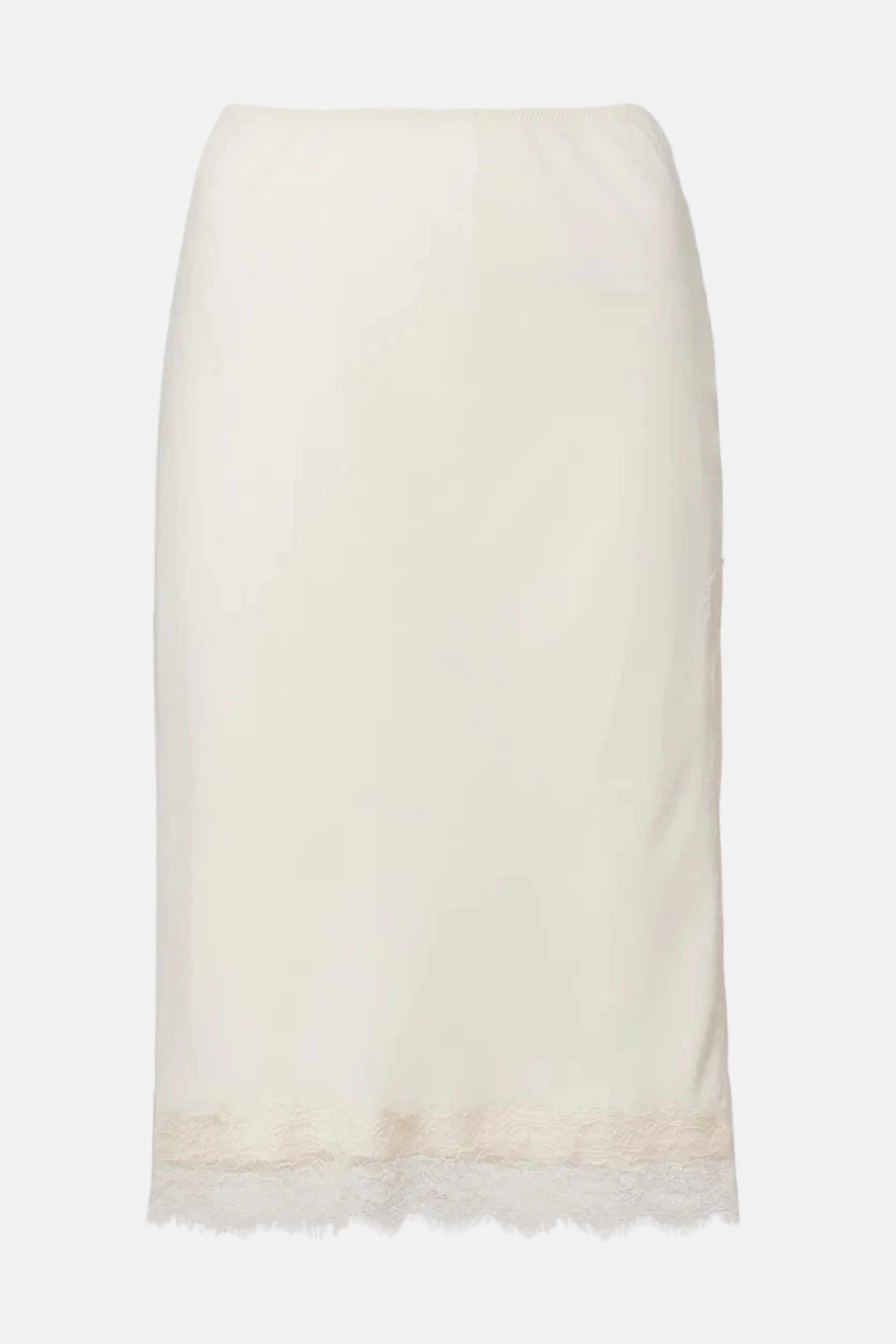Róhe Lace Skirt, Off White, Rock