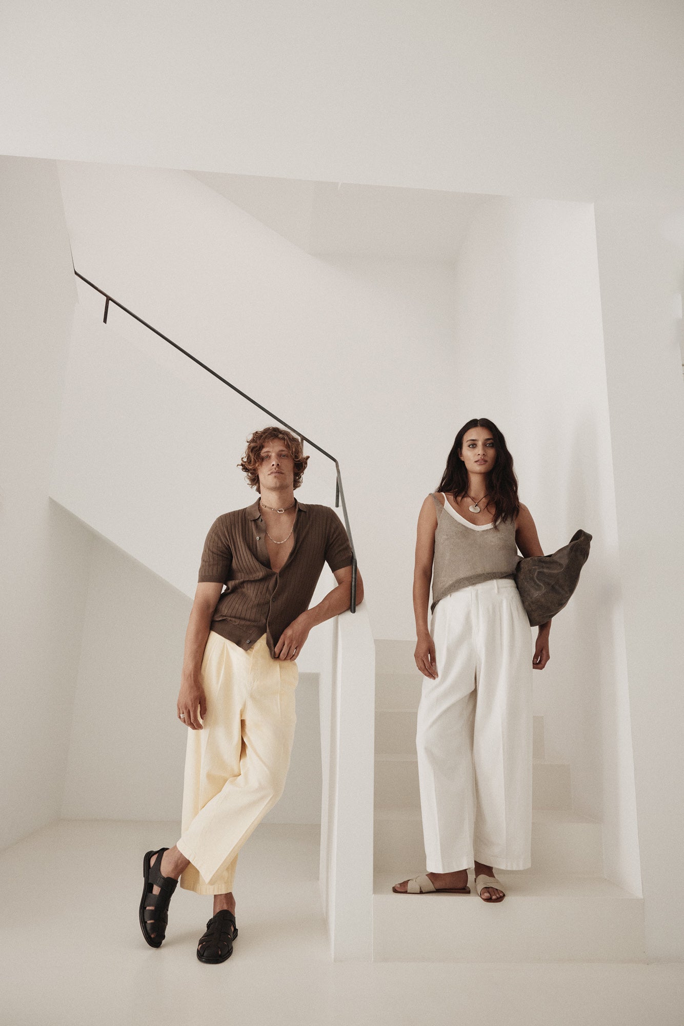 ROSSI Noa Crop Coloured Soft Denim, Vanille, Hose