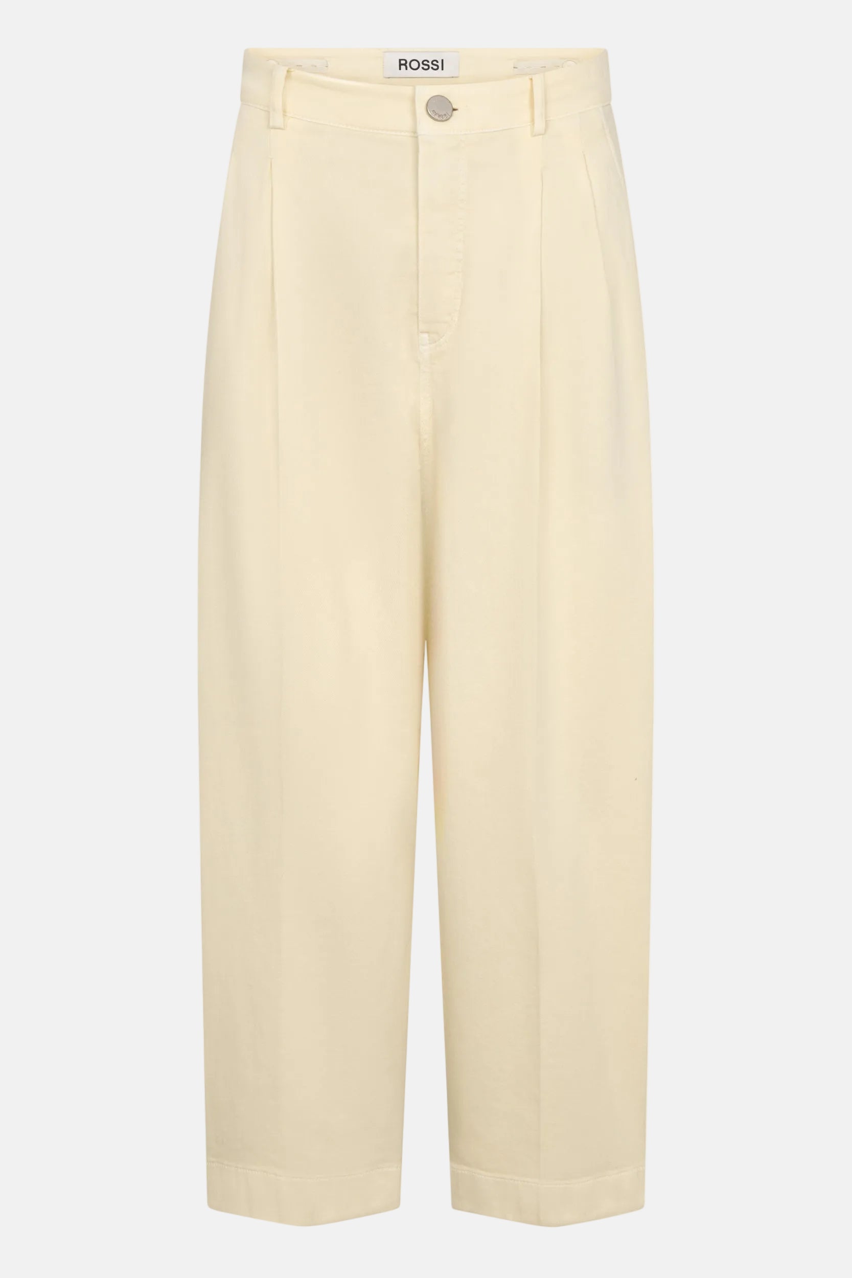 ROSSI Noa Crop Coloured Soft Denim, Vanille, Hose