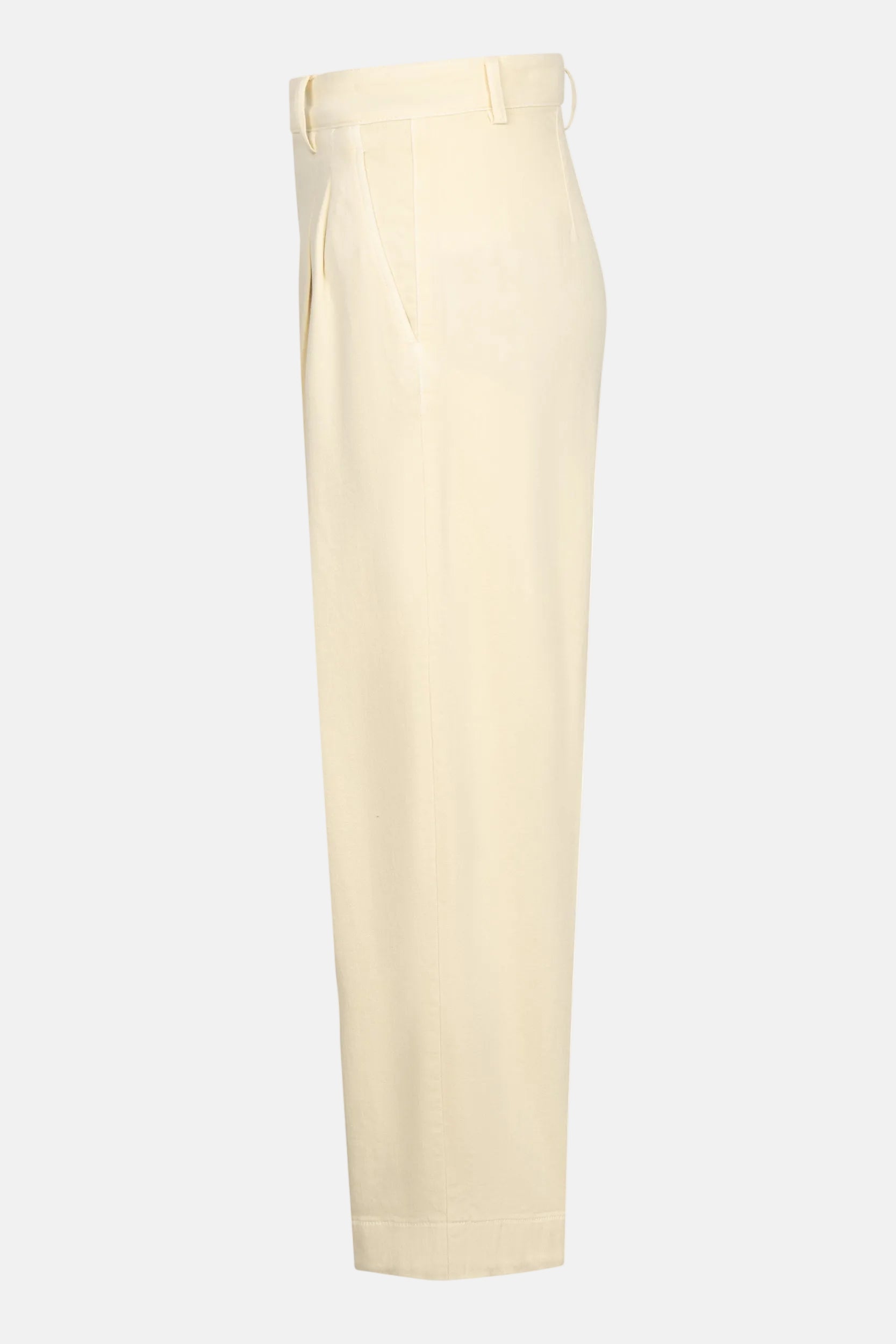 ROSSI Noa Crop Coloured Soft Denim, Vanille, Hose