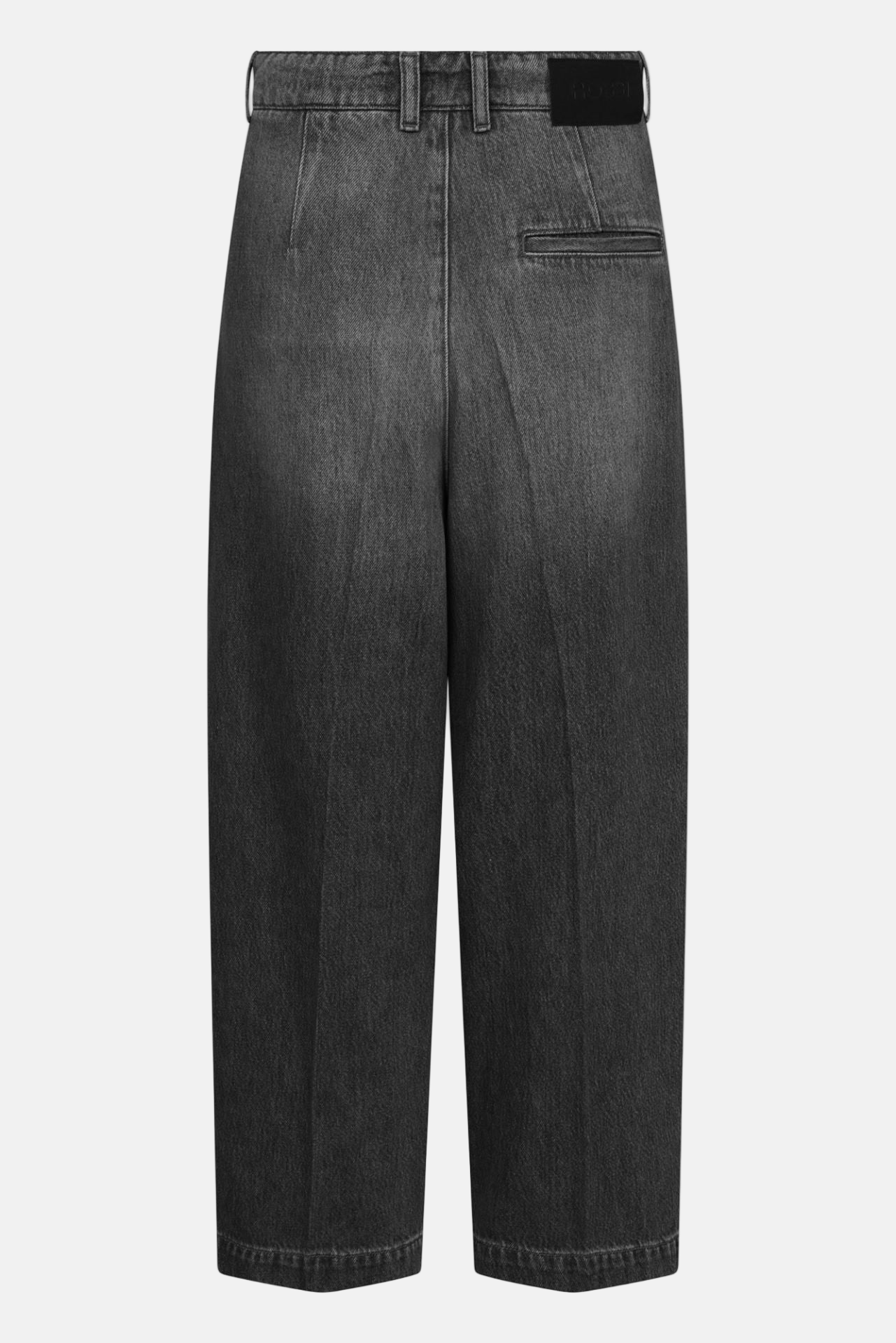 ROSSI Noa Crop Authentic Grey Soft Denim, Jeans